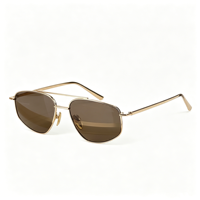 Lunettes de soleil de luxe pour femmes et hommes, style aviateur, tendance, design original, mode, pour activités de plein air et camping, protection UV400
