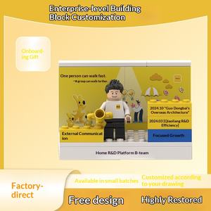 Blocchi da Costruzione Personalizzati a Forma di Ritratto, Regalo Aziendale per Dipendenti, Servizio di Onboarding, Commercio d'Anniversario, Commemorativo, Compatibile - Product Image 5