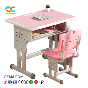 Muebles Educativos Directos <span class=keywords><strong>de</strong></span> Fábrica QiChen Group, Compatibles con OEM/ODM, Escritorio y Silla Metálicos Resistentes a los Arañazos, Mesa y <span class=keywords><strong>Sillas</strong></span> <span class=keywords><strong>de</strong></span> <span class=keywords><strong>Estudio</strong></span> Apilables - Product Image 1