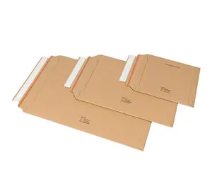 棕色纸板信封硬a3定制尺寸刚性照片信封包装保持平无弯曲9.75 "x 12.25" 信封发货