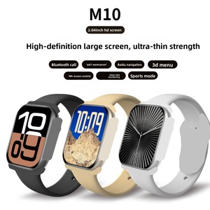 Reloj Inteligente Deportivo con NFC, Pantalla Cuadrada <span class=keywords><strong>de</strong></span> Silicona, Monitor <span class=keywords><strong>de</strong></span> Ritmo Cardíaco, Presión Arterial y Sueño, Resistente al Agua IP67, SDK, para Android - Product Image 2