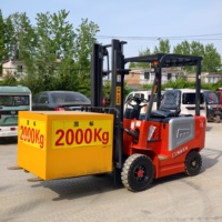Chariot élévateur électrique 1,5 tonne/2 tonnes, modèle assis, chariot élévateur à fourche hydraulique de 3 tonnes alimenté par batterie lithium-ion/plomb-acide