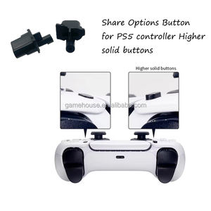 <span class=keywords><strong>Bouton</strong></span> de hauteur pour boutons de démarrage et arrière durables <span class=keywords><strong>PS5</strong></span> pour contrôleur <span class=keywords><strong>PS5</strong></span> pièces de jeu filaire réparées avec option de mode partagée - Product Image 1