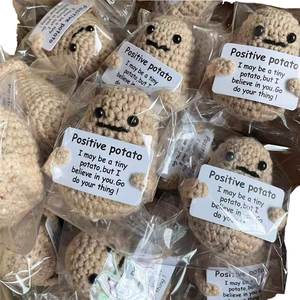 Offre Spéciale Y1050 Mini poupée de pomme de terre drôle fruits légumes positifs Crochet anniversaire énergie cadeau nouveauté <span class=keywords><strong>idée</strong></span> <span class=keywords><strong>idée</strong></span> cadeau - Product Image 1