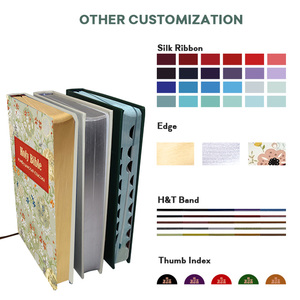 Biblia de Lujo con Letra Grande del Reino de Jerusalén, Logotipo Personalizado, Textos Religiosos Bordados, Tela, Tapa Blanda, Primera Biblia <span class=keywords><strong>para</strong></span> Niños - Product Image 4