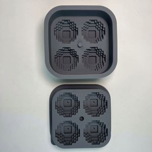 Molde de Silicona 3D Ecológico y Portátil para Cubitos de Hielo, de Grado Alimenticio, con 6 Cavidades, para Hacer Helados, con Logotipo Personalizado, Sostenible y Reutilizable - Product Image 2