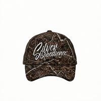 Casquette de baseball 5 panneaux camouflage forêt 100% coton personnalisable broderie boucle simple bouton mode outdoor