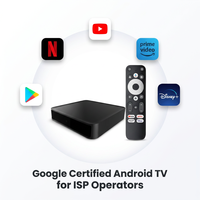 Dcolor DC2 Google Assistant 4K HDR Streaming Box Compatible con Google Play Reproductor Multimedia Android TV