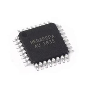 Microcontrolador ATmega IC de 8 bits, 20MHz, 8KB (4K X 16) FLASH, 32-TQFP (7x7), ATMEGA88PA-AU - Product Image 1
