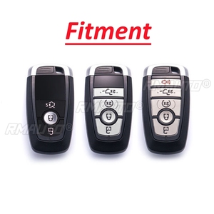 Housse de clé télécommande en TPU pour Ford Fusion Mustang Edge Ecosport Explorer F150 F250 2017 2018 2019 Coque de clé de voiture 6 couleurs rose - Product Image 2