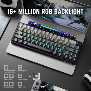 ATTACK SHARK X66 Wireless Mechanical Gaming <b>Keyboard</b> RGB Backlit Hot Swap Triple Mode Gaming <b>Keyboard</b> <b>for</b> PC <b>Laptop</b> - Product Image 4