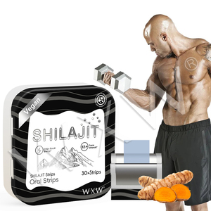 Meilleure vente de bandelettes orales infusées de Shilajit à haute résistance énergie naturelle amélioration de l'endurance soutien de l'immunité Film oral Shilajit - Product Image 1