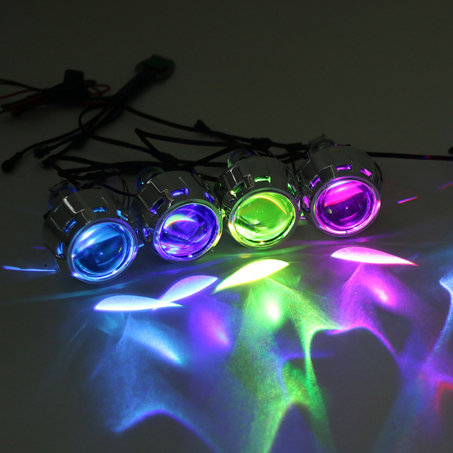 Super Bright 2.5 Inch 3 Inch Led halo Rings Chasing Devil Eyes RGBW  Addressable Demon Eyes for Headlights