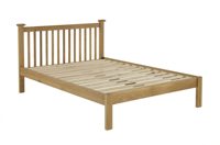 Lit moderne en pin massif avec sommier à lattes, tête de lit et pieds bas, modèle BestBuy – Lit de rangement multifonctionnel et peu encombrant