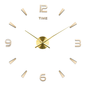 REIDA Reloj de Pared Moderno de Acrílico 3D DIY con Espejo, Aguja de Cuarzo, Estilo Art <span class=keywords><strong>Deco</strong></span> para Decoración de Sala de Estar, de Una Sola Cara, Diseño de Naturaleza Muerta - Product Image 6