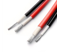 Cable Solar Fotovoltaico de CC PV1-F JXZJ de Cobre Estañado con Aislamiento XLPO, Resistente a los Rayos UV, con Cubierta LSZH, 100M