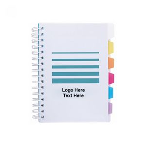 Quaderno a Spirale Promozionale con Logo Personalizzato e Schede, Regalo Aziendale in Blocco, Blocco Note Esecutivo Personalizzato - Product Image 2