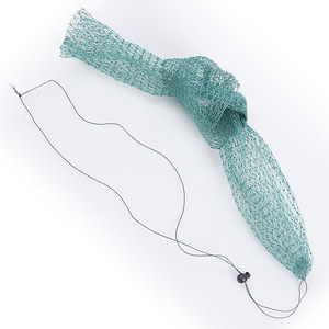 Landing Net Nylon Fine Mesh Net Bag With Metal Plug For Fishing Tackle Accessory - Product Image 1