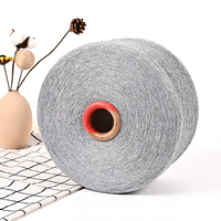 Fil mélangé en coton recyclé et polyester mélangé DTY pour tissage, absorbant l'humidité, pour gants