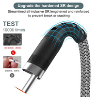 Câble USB universel type C 6A Câble de données à charge rapide 1m 1.5m 3m 5m 8m Câble d'extension micro pour Samsung Xiaomi PS4/5