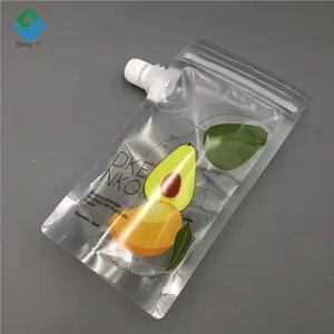 Various Shape Plastic Refill Doypack 120 Ml Liquid Spout Pouch 250 Ml Stand Up Baby Puree Food Bag With Zipper