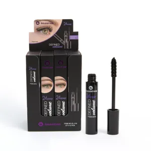 Private Label Makeup Vendor Vegan Mascara volumeWaterproof Oil Free stretch Curl Mascara Volume in fibra di seta 3D ad alta definizione