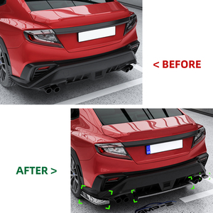 <strong>WRX</strong> Carbon Black ABS Rear Bumper Diffuser Rear Lip for <strong>Subaru</strong> <strong>WRX</strong> STI VB 2022+ Car Accessories - Product Image 2