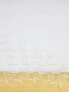 Modern Sunglasses Commercial Holder Plastic Retail Black White Transparent Acrylic Optical <b>Eyewear</b> Counter <b>Display</b> Stand Rack - Product Image 3