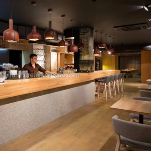 Mesa de recepción con decoración interior, mesa de <span class=keywords><strong>trabajo</strong></span> de buena calidad para escritorio de recepción, bar, tienda de venta al por menor - Product Image 1