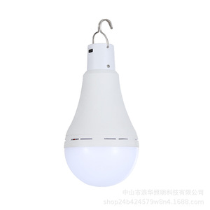 หลอดไฟ LED แบบชาร์จไฟได้พร้อมตะขอสำหรับตั้งแคมป์และใช้ในบ้าน อุณหภูมิสูงสุด 50 องศาเซลเซียส ช่องเสียบ USB Type C - Product Image 4