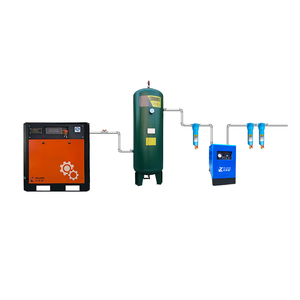 Compresseur d'air à vis rotatif haute efficacité 7,5 kW 10 CV pour outils pneumatiques de serrage et de soufflage - Product Image 1