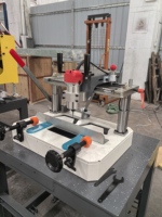 Fresadora Manual de Perfiles de Aluminio Ouxin con Rodamientos, Fácil de Operar, 1 Año de Garantía, para Puertas, Ventanas, Orificios de Cerradura y Drenaje