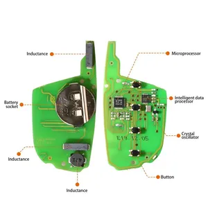 Xhorse XSCS00EN Télécommande Smarty colorée pour Crystal Style(<span class=keywords><strong>Smartkey</strong></span>) Smart Key 4 boutons pour VVDI2 Mini Key Tool Version anglaise - Product Image 2