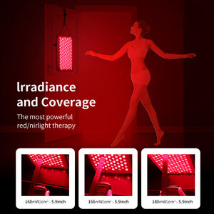 Suyzeko lampu LED inframerah seluruh tubuh, terapi tipe berdiri Panel terapi cahaya merah untuk menghilangkan rasa sakit - Product Image 6