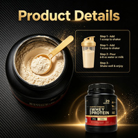 Großhandel Whey-Proteinpulver Vanille 24g Protein pro Portion Muskelaufbau Schnelle Erholung Glutenfrei 29 Portionen OEM ODM
