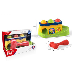 Giáo Dục búa gõ màu bóng Đồ chơi búa và bóng thả Đồ chơi huanger gõ Màu Bóng đồ chơi cọc nền tảng búa nhựa - Product Image 1