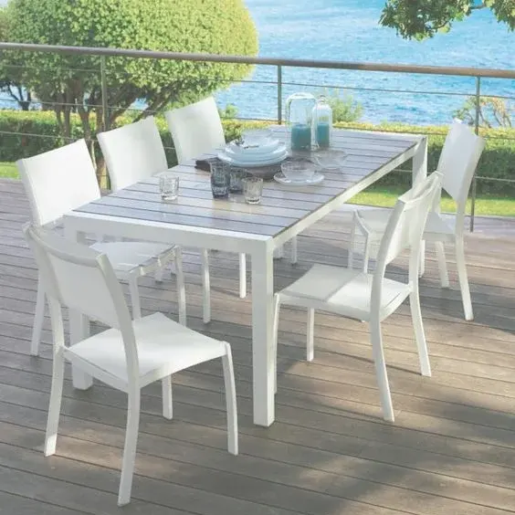 저렴한 가격 호텔 야외 국가 식당 의자 철 가구 바 테이블과 의자