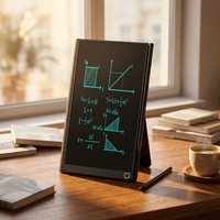 Tablette de dessin magnétique personnalisable à écran complet de 6,5 pouces, bloc-notes numérique réutilisable effaçable, tablette d'écriture LCD NLT-L065-BL 87g