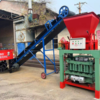 Machine à fabriquer des briques d'argile automatique populaire, PLC et roulements, machine à fabriquer des blocs creux en béton, machine mobile à ponte d'œufs