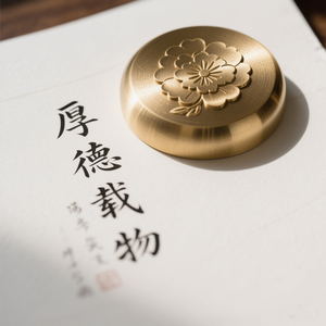 Sıcak satış lüks yuvarlak pirinç <span class=keywords><strong>Paperweight</strong></span> yüksek kalite UV baskılı masa ev ofis okul için dekoratif nesne kaplama tekniği - Product Image 4