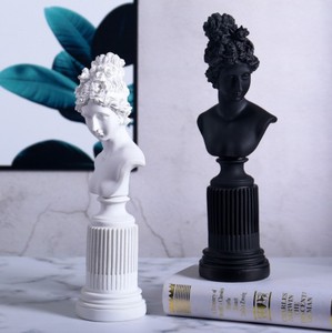 Resin Hand Carved Painted Modern Design Art Sculpture <strong>Greek</strong> Lady <strong>Goddess</strong> Figurine <strong>Statue</strong> - Product Image 3