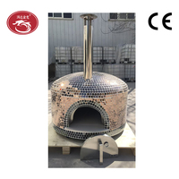 Italie intérieur feu de bois four à Pizza commerciale nouveau Portable extérieur jardin mosaïque bois four à Pizza à granulés à vendre