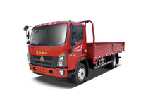 Nouveau camion léger Howo 4X2 116HP Euro 6 Diesel avec moteur Yuchai, camion de fret à ridelles 1-10t pour l'exportation, fabriqué en Chine