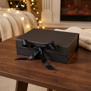 High Quality Custom Logo Luxury Black Gift <strong>Box</strong> with Magnetic Lid Large Clothes Packaging Boxes - Product Image 3