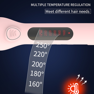 <span class=keywords><strong>Fer</strong></span> plat Portable professionnel SMET 480 degrés <span class=keywords><strong>fer</strong></span> à <span class=keywords><strong>lisser</strong></span> large titane avec Source d'alimentation électrique - Product Image 6