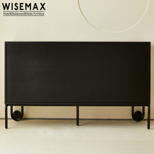 Wisemax ריהוט יוקרה עתיק עיצוב <span class=keywords><strong>zebra</strong></span> עץ קונסולת טלוויזיה עם מגירת סלון מפואר וחדר שינה - Product Image 5