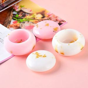 Epoxy Silicone <b>Resin</b> Mold Set <b>Kit</b> with Lid Pudding Jar Storage Bottle and Crystal Candle Holder Mould for DIY <b>Resin</b> Art Casting - Product Image 1