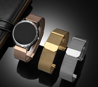 Double bracelet magnétique en métal milanais de luxe respirant en acier inoxydable pour montre HW GT4/GT3Pro Targeted Comfort Style
