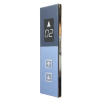 Panneau d'ascenseur moderne en or COP LOP HOP Panneau de bouton d'appel Panneau d'ascenseur avec écran LCD pour pièces de rechange d'ascenseur