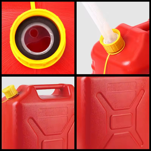 Réservoir de carburant portable en HDPE de 20 L <span class=keywords><strong>pour</strong></span> voiture, moto, couleur rouge, réservoir d'eau étanche, jerrycan <span class=keywords><strong>pour</strong></span> le <span class=keywords><strong>camping</strong></span>, la randonnée et les voyages - Product Image 3
